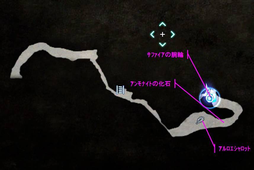 ファイナルファンタジーXV FinalfantasyXV プレイ日記 攻略 ドロール洞窟 採集 マップ MAP アイテム：トレジャー スポット モグのお守り